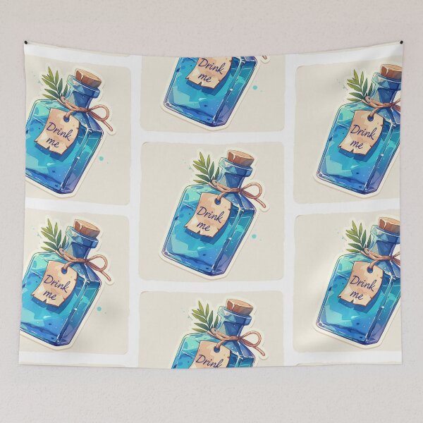 Item preview, Drink me potion bottle designed and sold by MendaciousMina.
