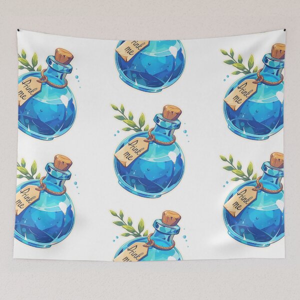 Item preview, Drink me potion bottle designed and sold by MendaciousMina.