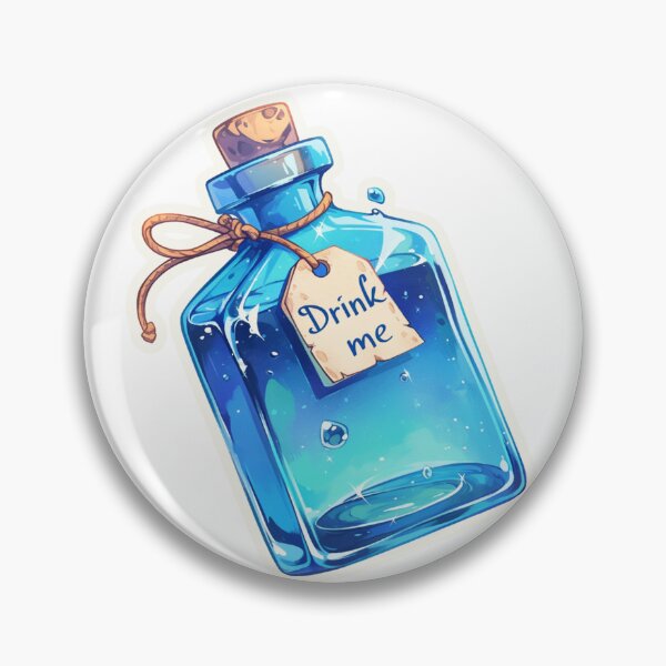 Item preview, Drink me potion bottle designed and sold by MendaciousMina.