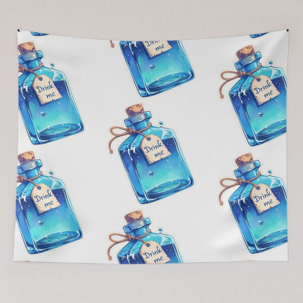 Item preview, Drink me potion bottle designed and sold by MendaciousMina.