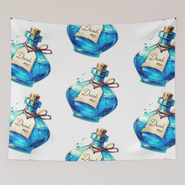 Item preview, Drink me potion bottle designed and sold by MendaciousMina.