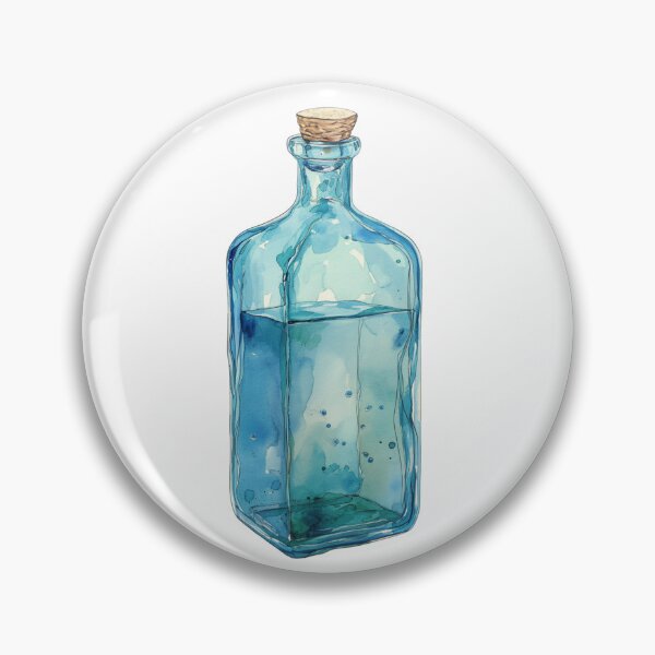 Item preview, Blue potion bottle designed and sold by MendaciousMina.