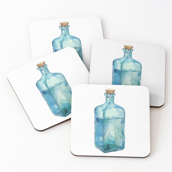Item preview, Blue potion bottle designed and sold by MendaciousMina.