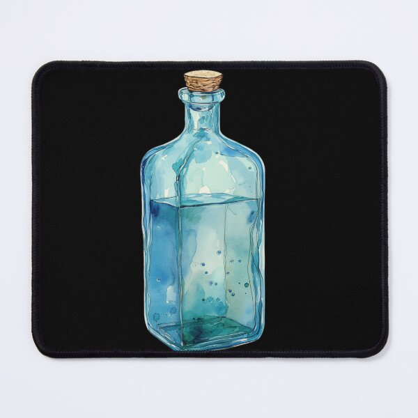 Item preview, Blue potion bottle designed and sold by MendaciousMina.