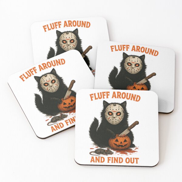 Item preview, Fluff Around and Find Out Halloween Cat designed and sold by shoppingtshirts.