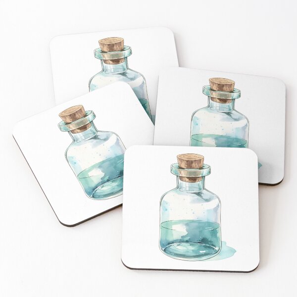 Item preview, Blue potion bottle designed and sold by MendaciousMina.