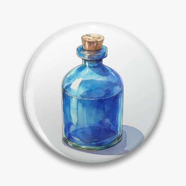 Item preview, Blue potion bottle designed and sold by MendaciousMina.
