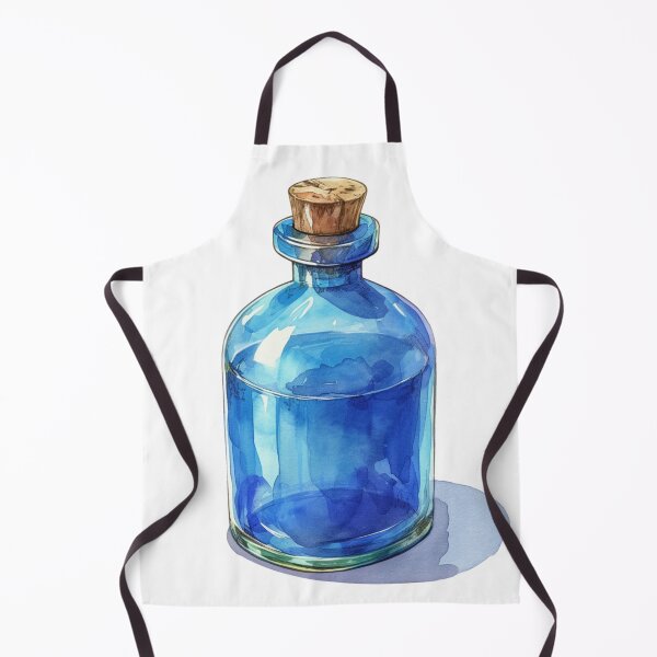 Item preview, Blue potion bottle designed and sold by MendaciousMina.