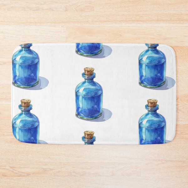Item preview, Blue potion bottle designed and sold by MendaciousMina.