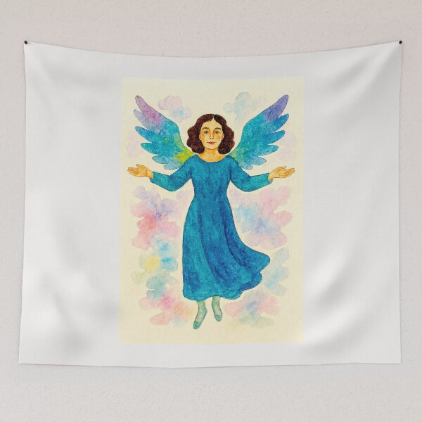 Item preview, Pop Art Golden Colorful Angel Fauvist Version #1 designed and sold by Helios Be. Lavsh.