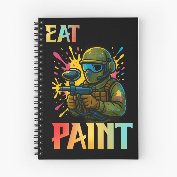 Item preview, Eat Paint – Funny Paintball Player Action Design for Gamers & Sport Lovers designed and sold by Bawek85Designs.