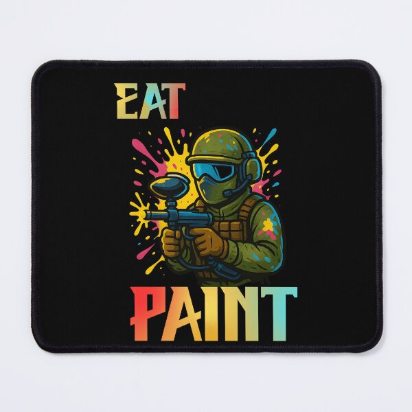 Item preview, Eat Paint – Funny Paintball Player Action Design for Gamers & Sport Lovers designed and sold by Bawek85Designs.