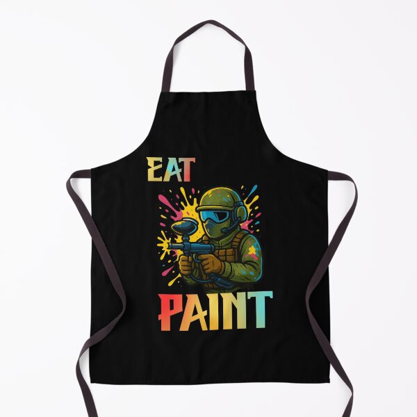 Item preview, Eat Paint – Funny Paintball Player Action Design for Gamers & Sport Lovers designed and sold by Bawek85Designs.