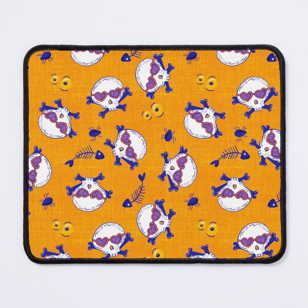 Item preview, Funky Skulls Wearing Flashy Heart Sunglasses Pattern designed and sold by Farissa Designs.