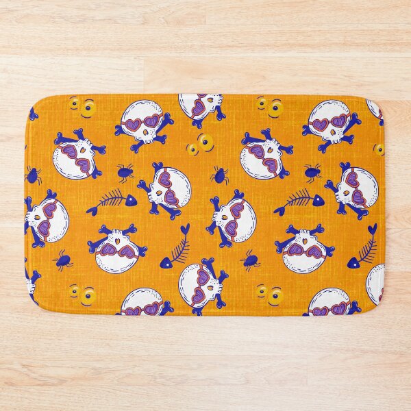 Item preview, Funky Skulls Wearing Flashy Heart Sunglasses Pattern designed and sold by Farissa Designs.