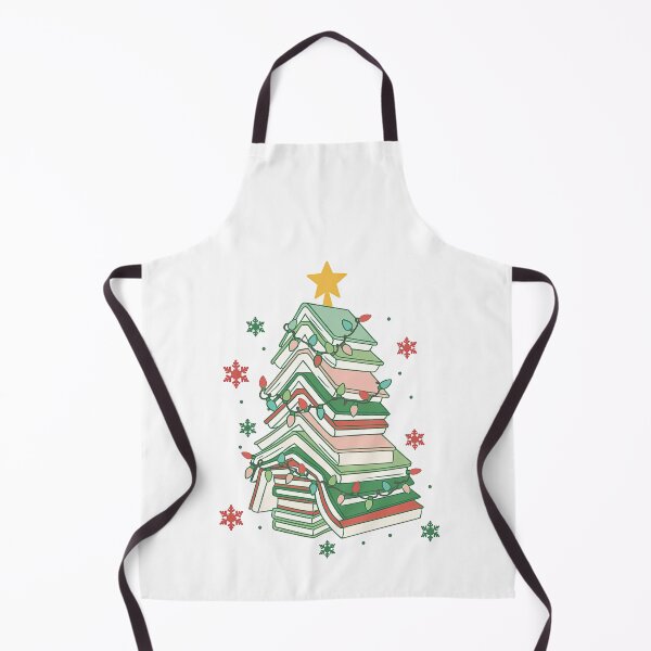 Item preview, Book Christmas Tree with Holiday Lights Illustration designed and sold by ArtfulWeave.