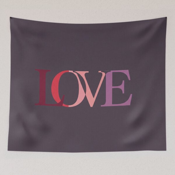 Item preview, Geometric Overlapping 'Love' designed and sold by Owcomm.