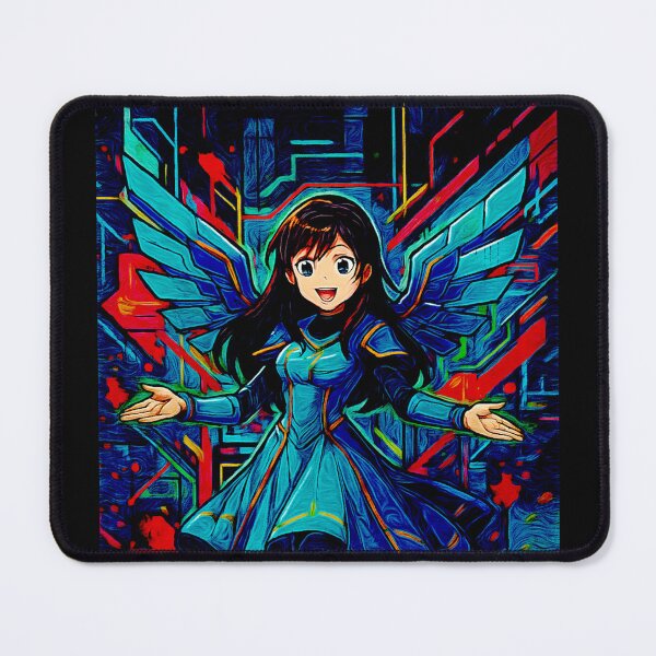 Item preview, Pop Art Golden Colorful Angel Futuristic Japanese Version  designed and sold by Helios Be. Lavsh.