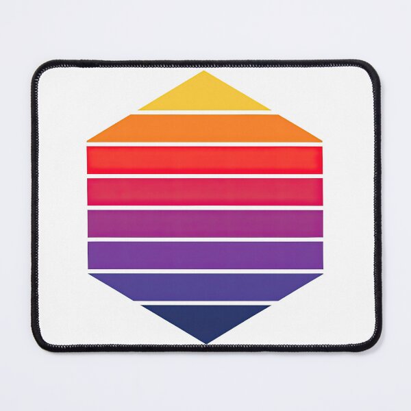 Item preview, Geometric Sunset Gradient Hexagon Design designed and sold by ArtfulWeave.