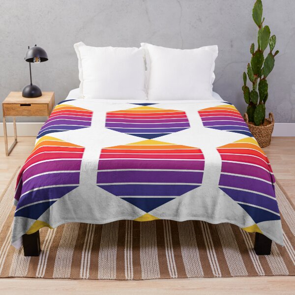 Item preview, Geometric Sunset Gradient Hexagon Design designed and sold by ArtfulWeave.