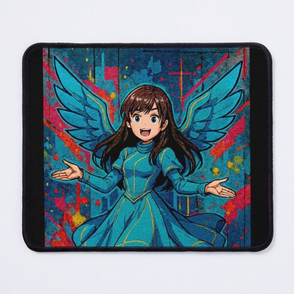 Item preview, Pop Art Golden Colorful Angel Futuristic Japanese Version #1 designed and sold by Helios Be. Lavsh.