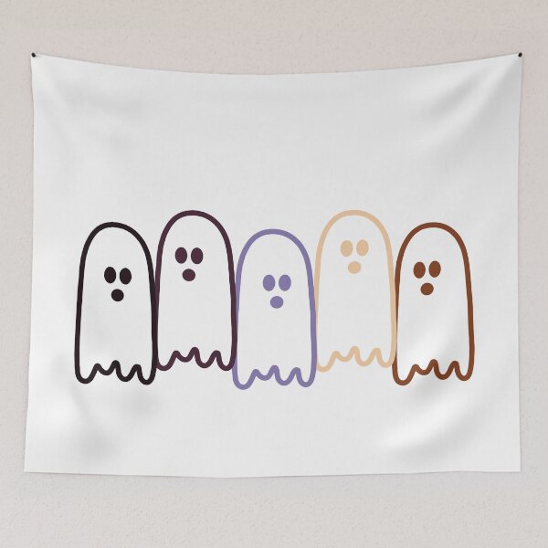 Item preview, Cute Pastel Spooky Halloween Friendly Ghosts - Halloween Ghosts  designed and sold by Aesthetic Crew.