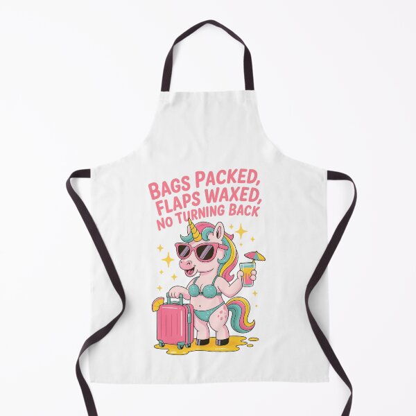 Item preview, Funny Unicorn Vacation, Bags Packed Flaps Waxed, Adult Humor designed and sold by OnaraDesign.