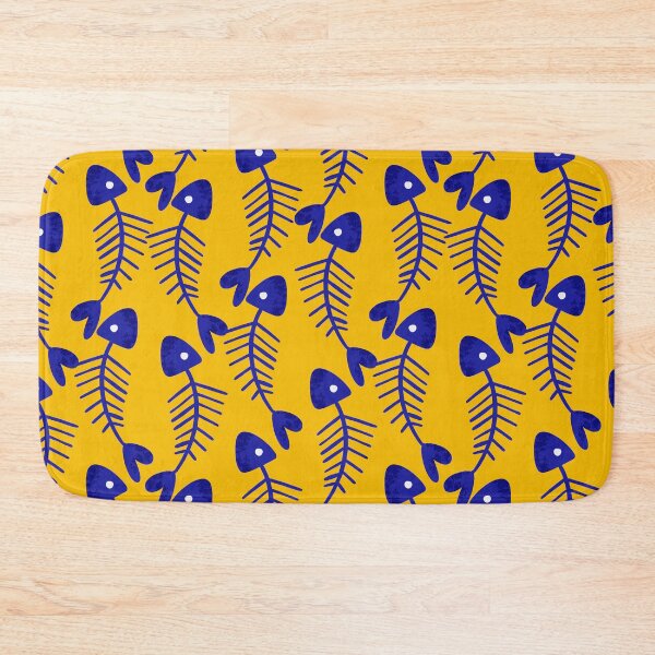 Item preview, Halloween Fish Bones Pattern designed and sold by Farissa Designs.
