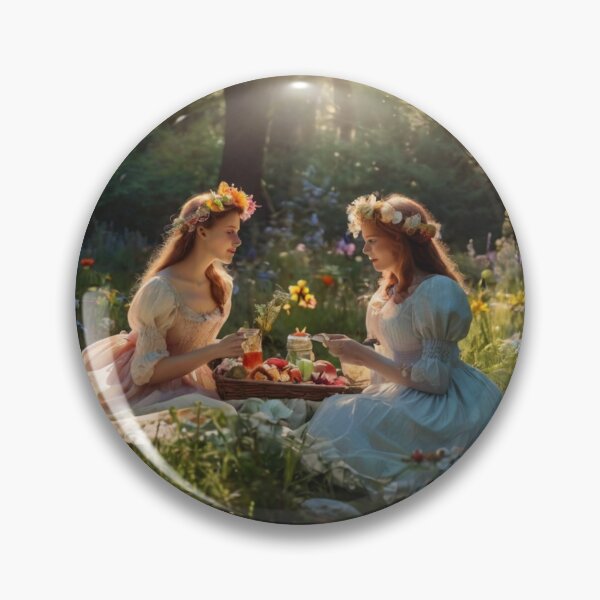 Artikelvorschau, Elegant Victorian Women Garden Picnic entworfen und verkauft von BlareBlare.
