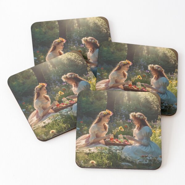 Item preview, Elegant Victorian Women Garden Picnic designed and sold by BlareBlare.