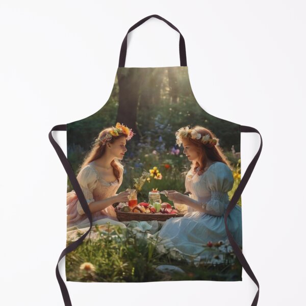 Aperçu de l'œuvre Elegant Victorian Women Garden Picnic créée et vendue par BlareBlare.