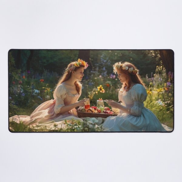 Item preview, Elegant Victorian Women Garden Picnic designed and sold by BlareBlare.