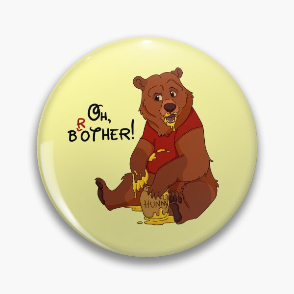 Item preview, Oh, Brother Big Brown Grizzly Bear designed and sold by ChiropteraCreations.