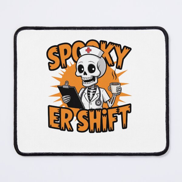 Item preview, Emergency Department Funny ER Nurse Halloween Spooky Season designed and sold by Mateusz Majcherek.