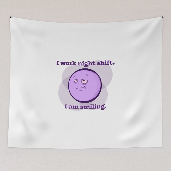 Item preview, Night Shift Smile designed and sold by Kipepeo Design Ltd..