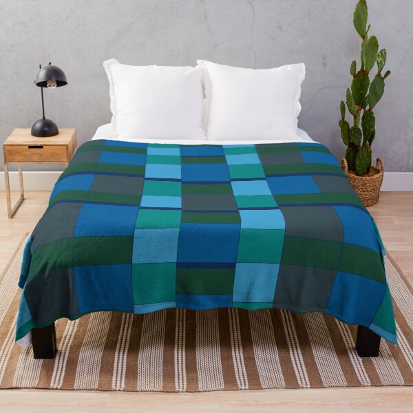 Artikelvorschau, Geometrisches Blau und Grün entworfen und verkauft von Candi Oldfield.