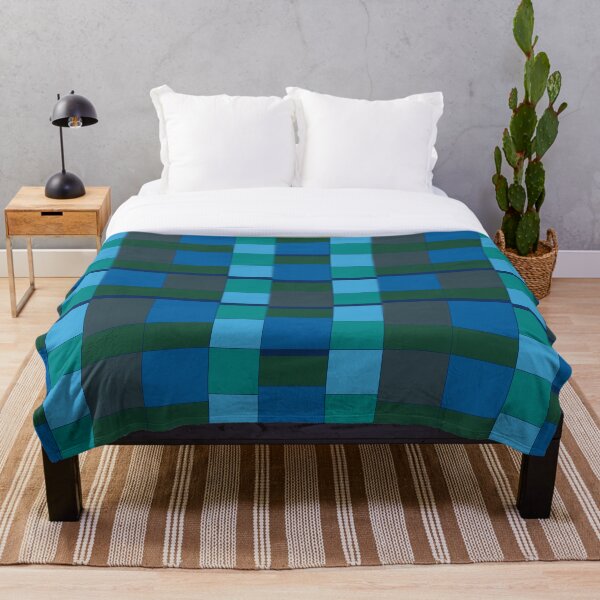Item preview, Geometric Blues and Greens designed and sold by Candi Oldfield.