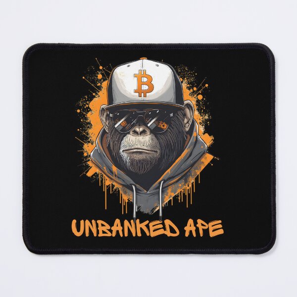 Item preview, Unbanked Ape – Bitcoin Street Style Design designed and sold by Stay Orange!.