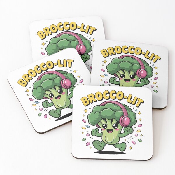 Item preview, Brocco-Lit Kawaii Broccoli T-Shirt designed and sold by AmabelleAtelier.