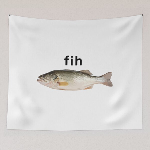Item preview, Fih Fish Meme Funny Stupid Meme Brain Rot Inappropriate Gag Gen Z Meme Dumbest  designed and sold by MotivaChic.