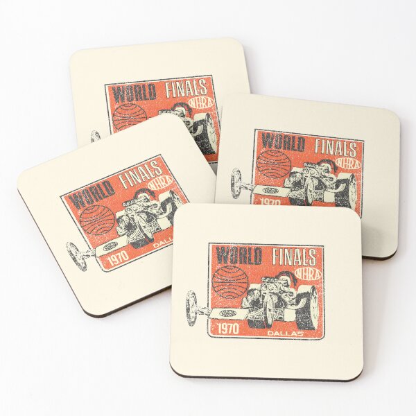 Item preview, 1970 World Finals Dallas - vintage drag racing - aged, burnout print. designed and sold by retropetrol.