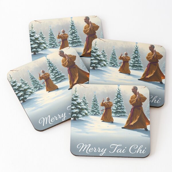 Item preview, Merry Tai Chi (two Monks) designed and sold by HofTao.