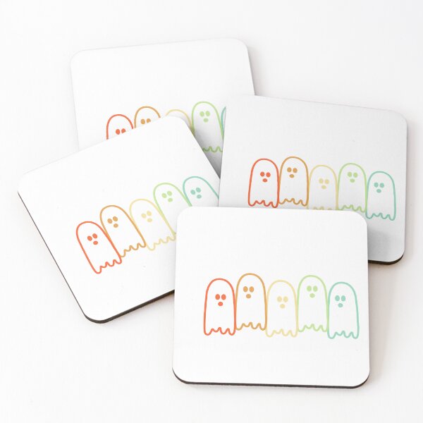 Item preview, Cute Pastel Kawaii Spooky Halloween Friendly Ghosts - Halloween Ghosts  designed and sold by Aesthetic Crew.