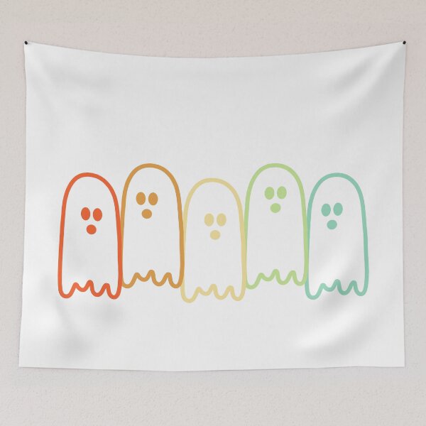 Item preview, Cute Pastel Kawaii Spooky Halloween Friendly Ghosts - Halloween Ghosts  designed and sold by Aesthetic Crew.