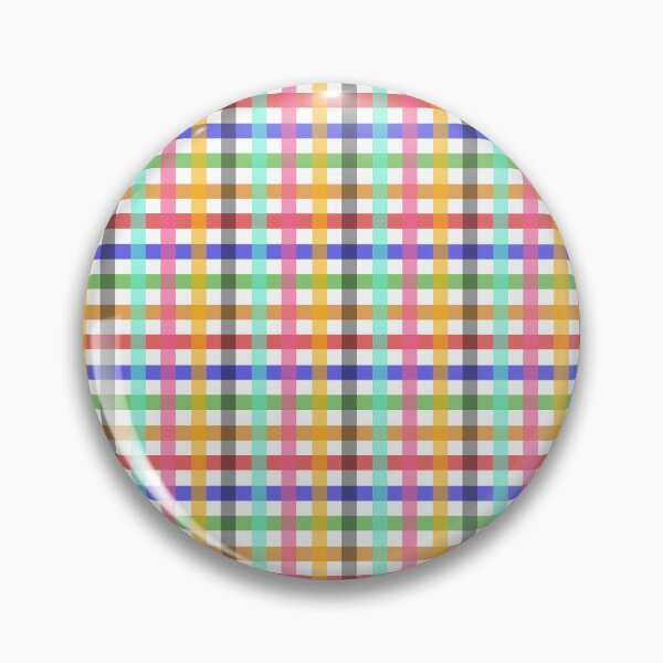Item preview, Multicolored Gingham Check Plaid - White Background  designed and sold by PatternTitan.
