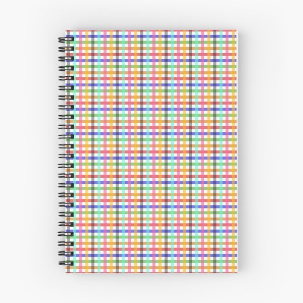 Item preview, Multicolored Gingham Check Plaid - White Background  designed and sold by PatternTitan.