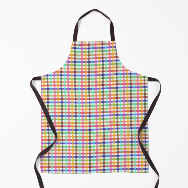 Item preview, Multicolored Gingham Check Plaid - White Background designed and sold by PatternTitan.