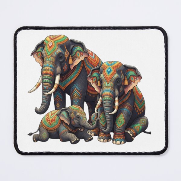Item preview, elephant family designed and sold by PP&RAINBOW SHOP.