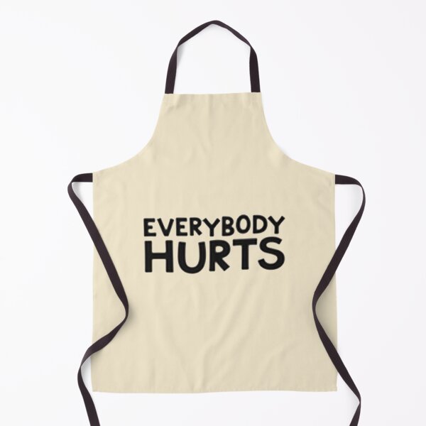 Item preview, Everybody Hurts Bold Minimal Text Design designed and sold by Bareradesigns.