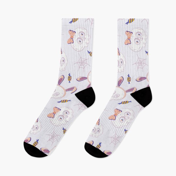 Item preview, Pastel Bunny Band and Bow Tie Skulls Pattern designed and sold by Farissa Designs.
